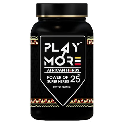 Herbal Deck Play MORE Powder for Men – African Herbal Formula | Boost Energy, Stamina, Vitality & Immunity | Supports Reproductive Health Naturally  |