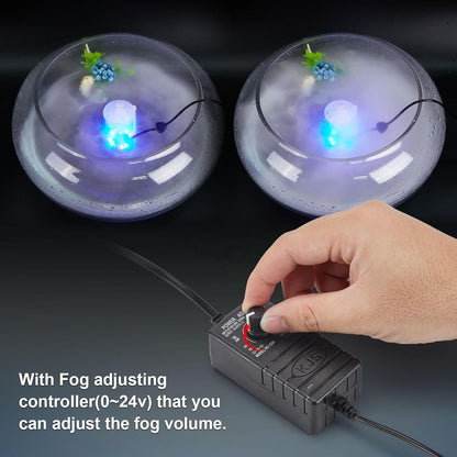 SMB 12LED Mist Maker Fogger Water Fountian Pond Air Humidifier Fog Smoke Machine  (Used for: Garden Party Areas, Acting & Theater Sets, Disco Clubs, Party Halls, Stage)