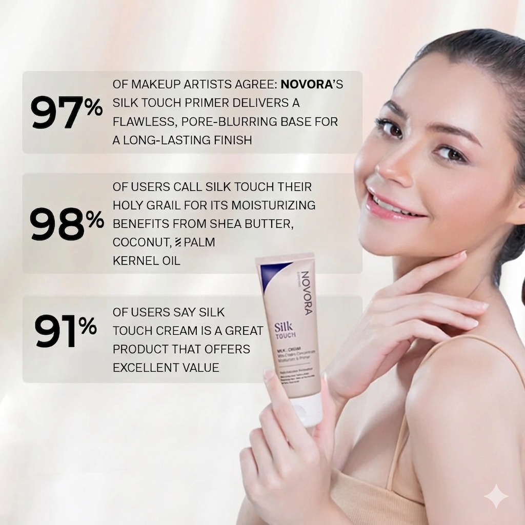Flickr Silk Touch 3-in-1 Primer Moisturizer with SPF | Pore Blurring | BUY 1 GET 1 FREE |