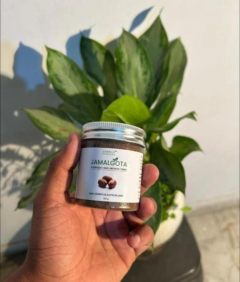 🌿 Jamalgota Ayurvedic Hair Growth Powder| Buy 1 Get 1 Free | ⭐️⭐️⭐️⭐️ 4.9/5 Reviews