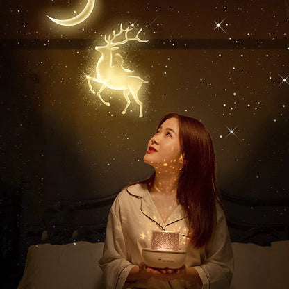 Magical Starry Night Projector Lamp for Kids