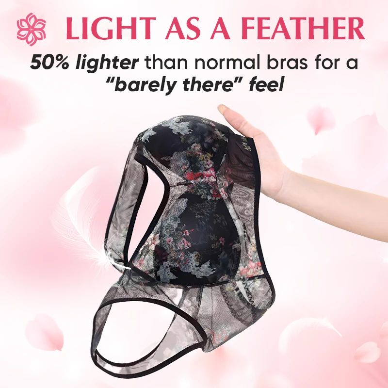 ElleBloom - Ice Silk Lace Everyday Cooling Comfort Bra-  BUY 1 GET 1 FREE | ⭐️⭐️⭐️⭐️ 4.9/5 Reviews