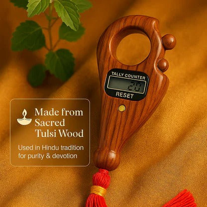 Mala Jaap Counter - Digital Finger Counter for Prayer
